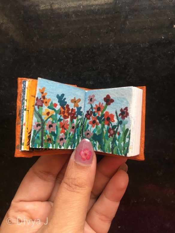 Handmade Mini Watercolor Sketchbook