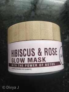 Earth Rhythm Hibiscus & Rose glow mask 